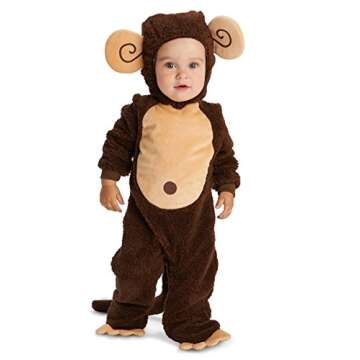 Dream Weavers Costumers Loveable Monkey Infant Dress Up Costume 12-18M
