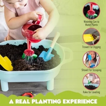 Kids Gardening Set 27 Pcs - Fun Outdoor Learning Tools