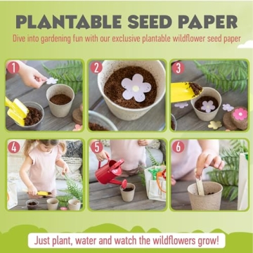 Kids Gardening Set 27 Pcs - Fun Outdoor Learning Tools