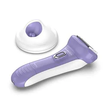 Remington Smooth & Silky Electric Shaver for Women, 4-Blade Smooth Glide Foil Shaver and Bikini Trim...