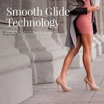 Remington Smooth & Silky Electric Shaver for Women, 4-Blade Performance