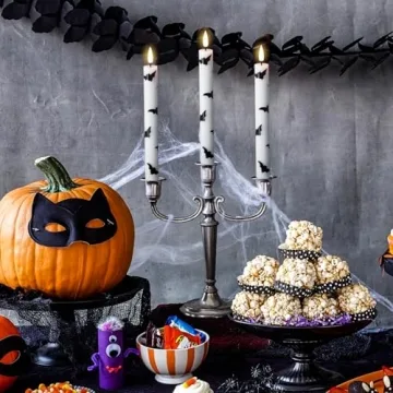 GenSwin Flameless Taper Candles Remote Timer Set