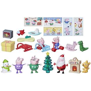 Peppa Pig Advent Calendar with Surprise Toys for Kids
