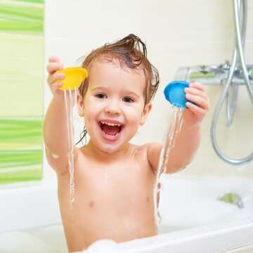 ArtCreativity Stacking Egg Toys for Kids Bath Fun