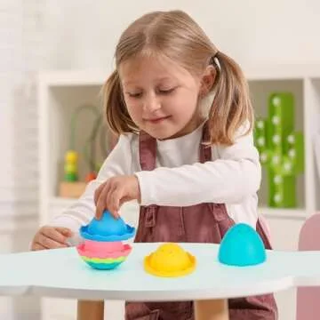 ArtCreativity Stacking Egg Toys for Kids Bath Fun