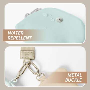 Mum's Memory Mini Zip Around Wristlet Wallet for Women Dual Pouch Wristlet Portable wallet Coin Purse Mini Women Coin Pocket