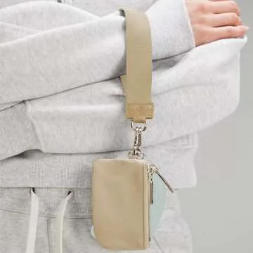 Mum's Memory Mini Zip Around Wristlet Wallet for Women Dual Pouch Wristlet Portable wallet Coin Purse Mini Women Coin Pocket