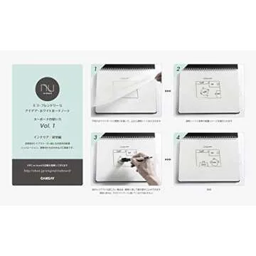 Nu Board Eco-Friendly Dry Erase Notebook - A4 Size