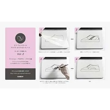 Nu Board Eco-Friendly Dry Erase Notebook - A4 Size