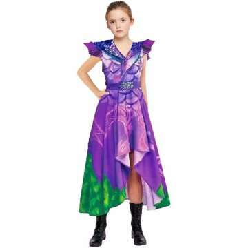 Princess Little Girls Dresses - Purple Dragon Mal Fancy Costume