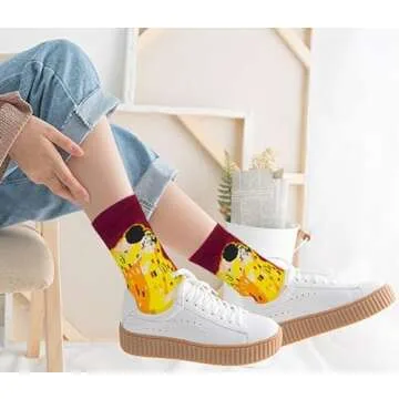 Chalier Women's Novelty Art Socks for Creative Comfort