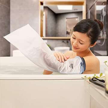 LimbO Waterproof Protectors Cast and Bandage Cover - Adult Full Arm (M87: 41-54 cm Upper Arm Circ.)