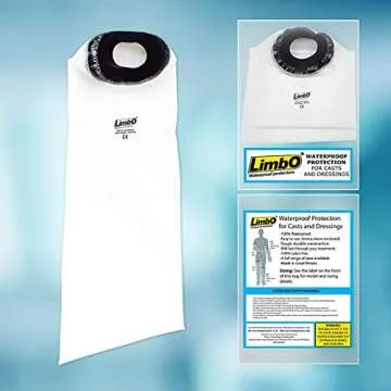 LimbO Waterproof Protectors Cast and Bandage Cover - Adult Full Arm (M87: 41-54 cm Upper Arm Circ.)