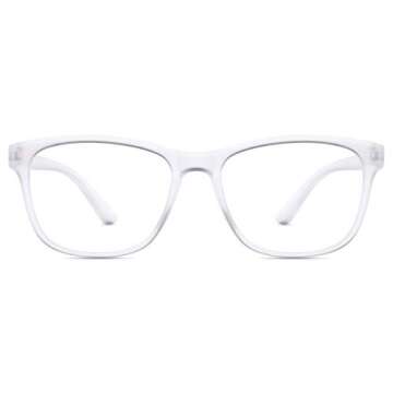 Firmoo Blue Light Blocking Glasses Clear Frame Ideal for Everyone