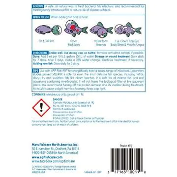 API MELAFIX Freshwater Fish Bacterial Infection Remedy 16-Ounce Bottle