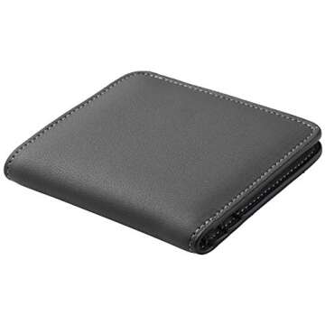 Toughergun Wallet Women Rfid Blocking Small Compact Bifold Luxury Leather Pocket Wallet Ladies Mini Purse with ID Window