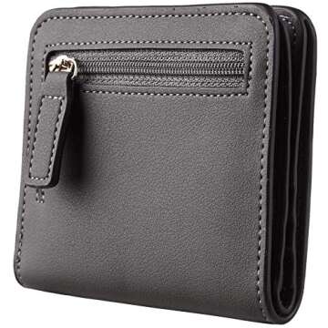 Toughergun Wallet Women Rfid Blocking Small Compact Bifold Luxury Leather Pocket Wallet Ladies Mini Purse with ID Window