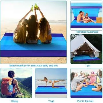 BYDOLL Beach Blanket - Extra Large Waterproof Mat