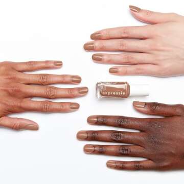 essie Quick-Dry Brown Nail Polish - Power Moves Collection