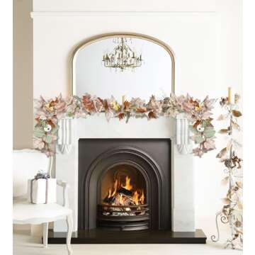 DearHouse Fall Maple Leaf Garland for Home Decor