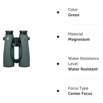 Premium SWAROVSKI OPTIK EL 12x50 Binoculars for Nature Lovers