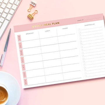 Sweetzer & Orange Magnetic Meal Planner Notepad for Families