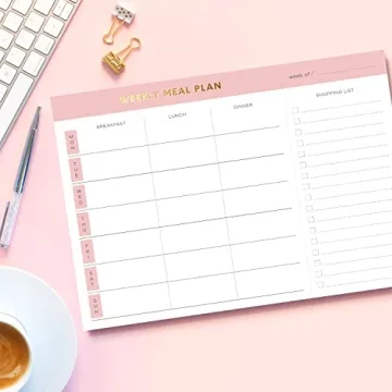 Sweetzer & Orange Magnetic Meal Planner Notepad for Families