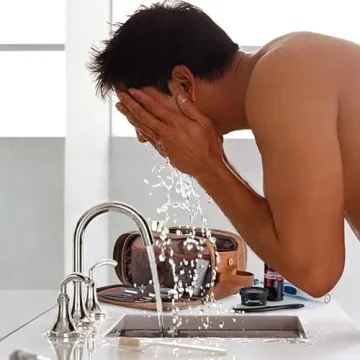 Elviros Men's Water-resistant Travel Toiletry Bag