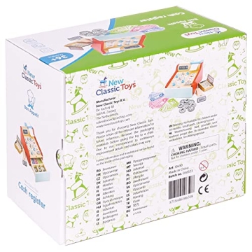 New Classic Toys Wooden Cash Register for Kids