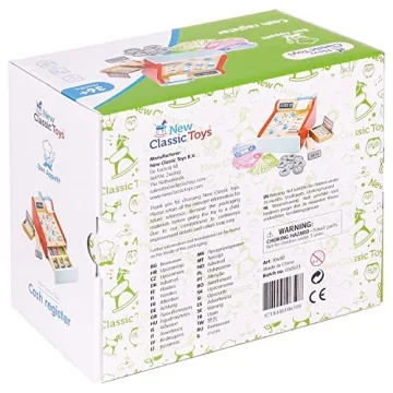 New Classic Toys Wooden Cash Register for Kids