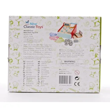 New Classic Toys Wooden Cash Register for Kids