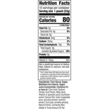 Betty Crocker Bluey Fruit Flavored Snacks, Treat Pouches, Gluten Free, 10 ct