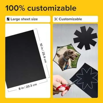 8x10" Adhesive Magnetic Craft Sheets - DIY Creativity Unleashed
