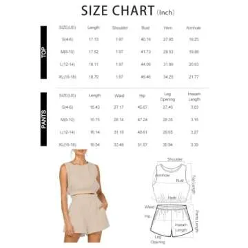 Trendy Queen Beach Vacation Clothes for Women 2 Piece Summer Outfits Two Piece Sets Matching Sleeveless Tank Top High Waisted Shorts with Pockets Lightbrown M