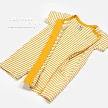 Teach Leanbh Baby Cotton Zipper Romper 3-24 Months