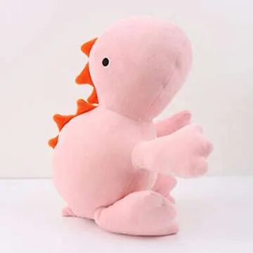 PopMeme Weighted Dinosaur Plush Throw Pillowd 24" 3.5lbs, Pink Dinosaur Weighted Stuffed Animal, Cuddle Plushies for Kids Birthday…