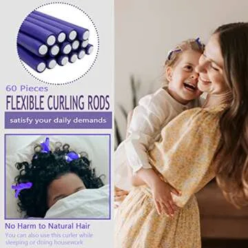 BIEAEIA Flexible Curling Rods for All Hair Types