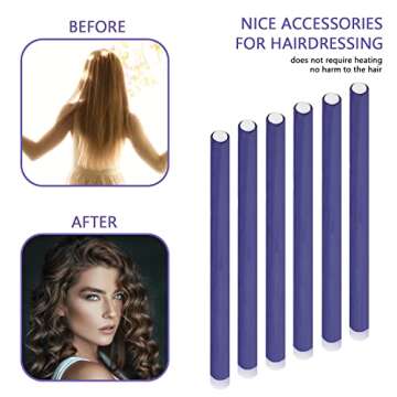 BIEAEIA Flexible Curling Rods for All Hair Types