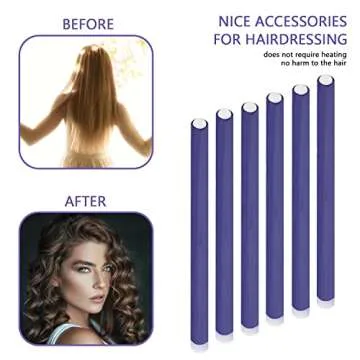 BIEAEIA Flexible Curling Rods for All Hair Types