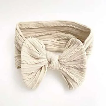 Stylish KorhLeoh Baby Girls Big Bow Headbands for Infants