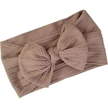 Stylish KorhLeoh Baby Girls Big Bow Headbands for Infants