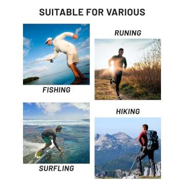 TACVASEN Men's Athletic Hiking Shirts Long Sleeve 1/4 Zip Pullover Tops UV Sun Protection Shirts for Summer Activewear Long Sleeve Dry Fit Men White S