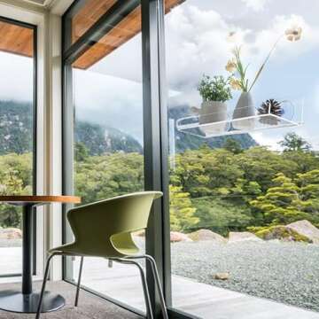 Window Shelf for Plants 12 Inch 2 Pack, Suction Cup Clear Acrylic Indoor Plant Shelf Window Ledge Ga...