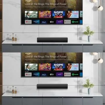 MZEIBO TV Sound Bar with 50W Sound and Bluetooth Connectivity