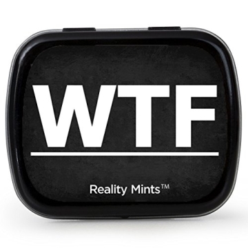 WTF Mints – Quirky Design Mint Tin – Fun Novelty Candy for Friends