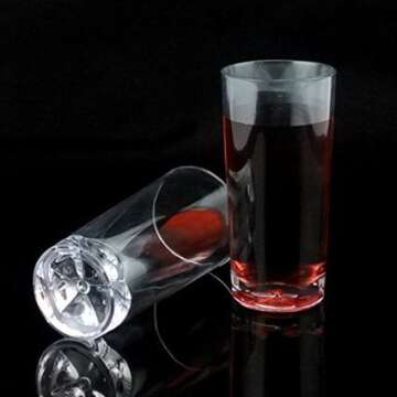 Zappy 52 Premium Disposable Shot Glasses for Parties