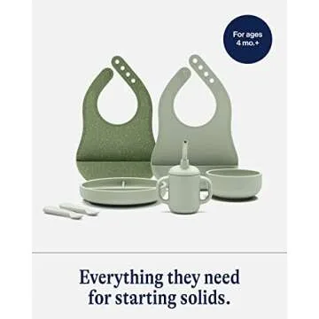 Lalo First Bites Silicone Feeding Set - Safe & Stylish