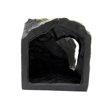 JIHAQUA Large Resin Reptile Tank Accessories Hideouts