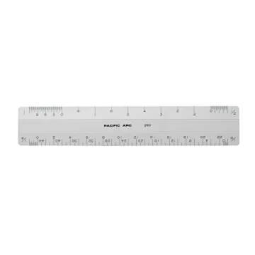 Pacific Arc Professional 6" Architect Flat Scale Ruler - Made in Japan