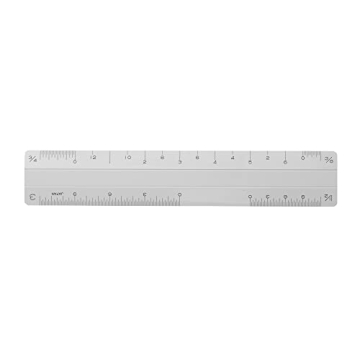 Pacific Arc Professional 6" Architect Flat Scale Ruler - Made in Japan